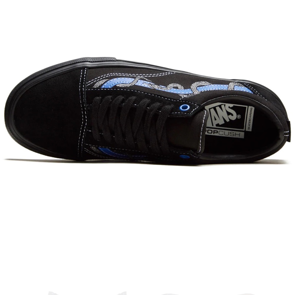 Vans Skate Old Skool Breana Geering Blue/Black with snake motif - Picture 2 of 11